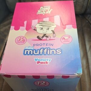 Pink and Blue Protein Mini Muffins Variety Pack